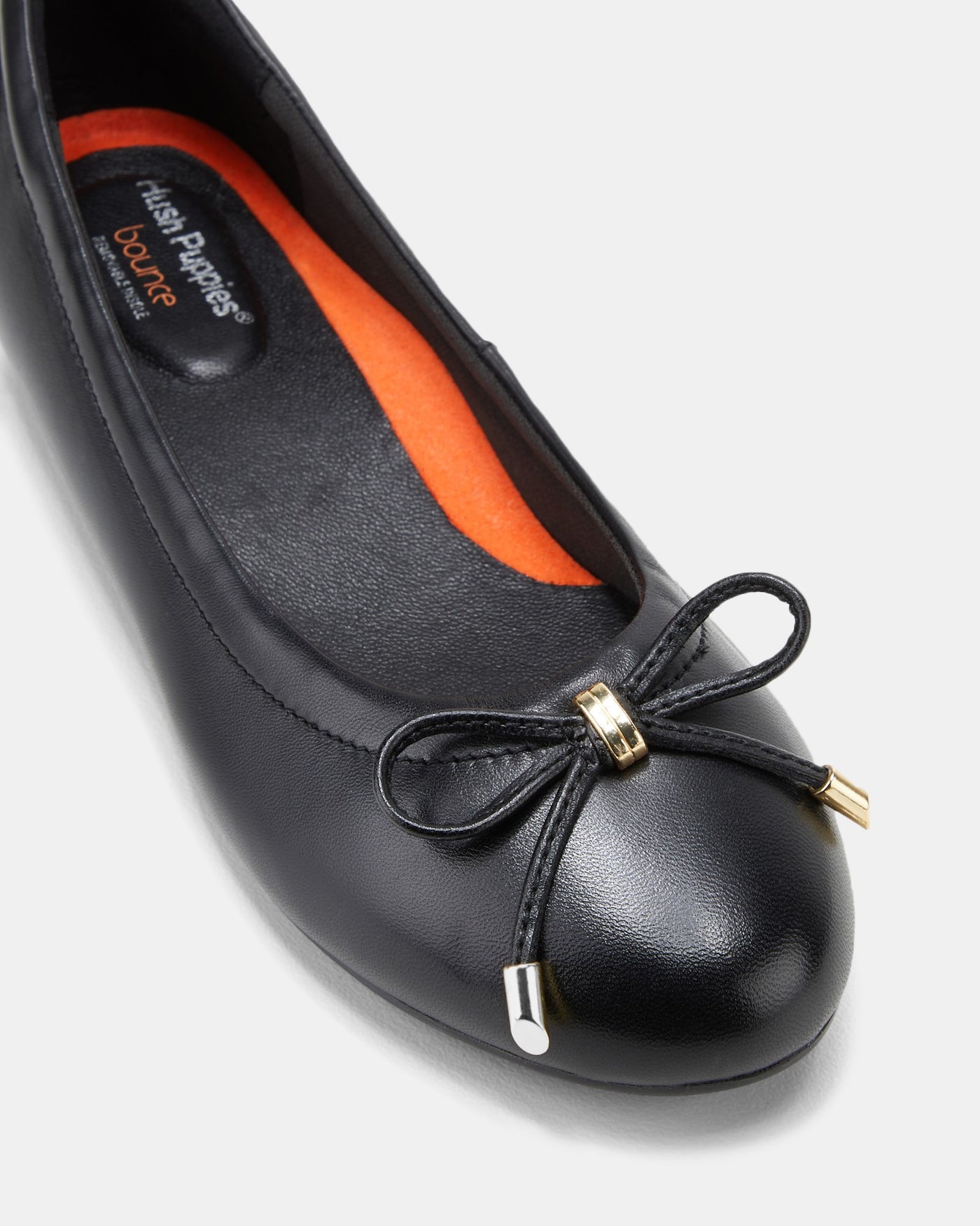 HUSH PUPPIES THE BALLET BLACK - Women Belle Flats - Collective Shoes 