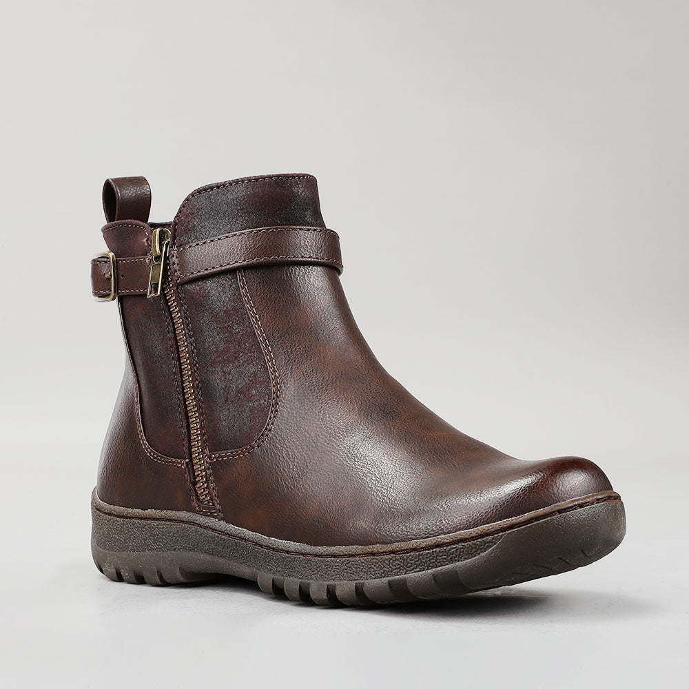 CC RESORTS GREY CHOCOLATE - Women Boots - Collective Shoes 