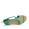 Load image into Gallery viewer, DJANGO & JULIETTE DUNLOPGREEN EMERALD - Women Sandals - Collective Shoes 
