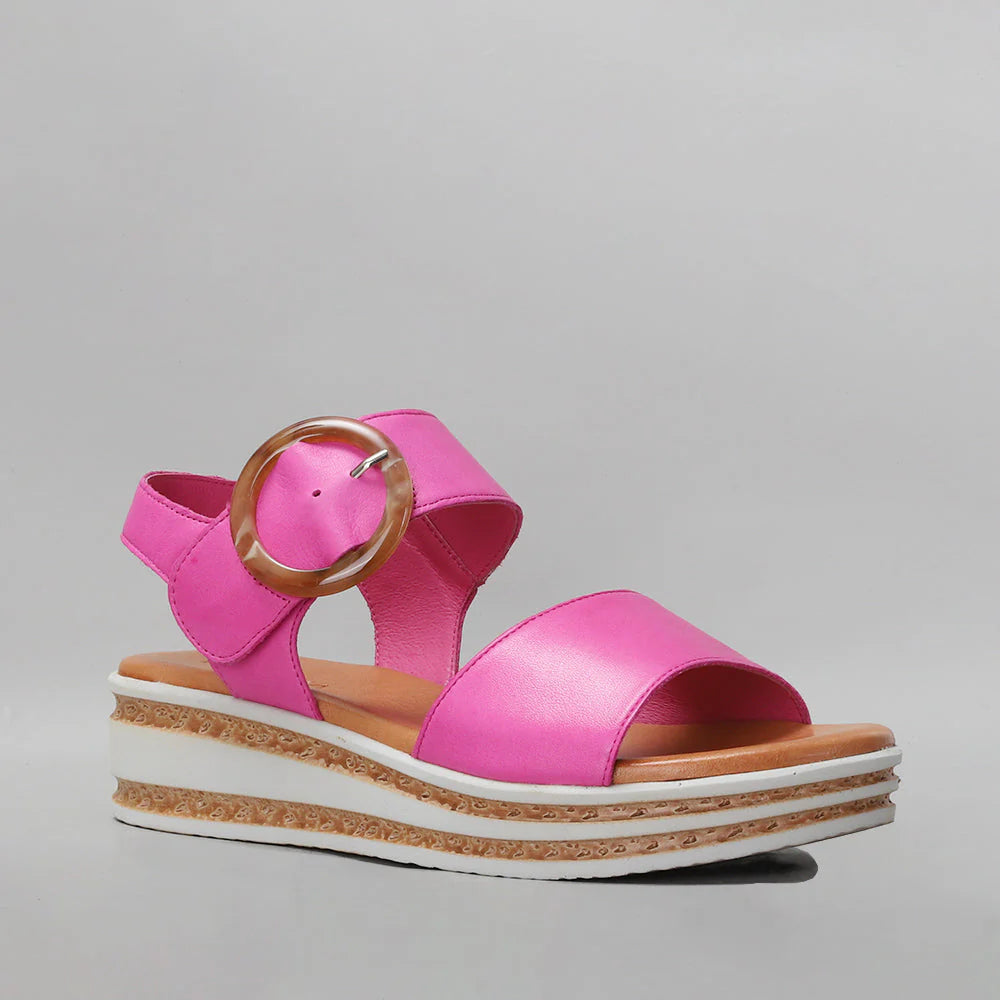 LE SANSA GUARD HOT PINK - Women Sandals - Collective Shoes 