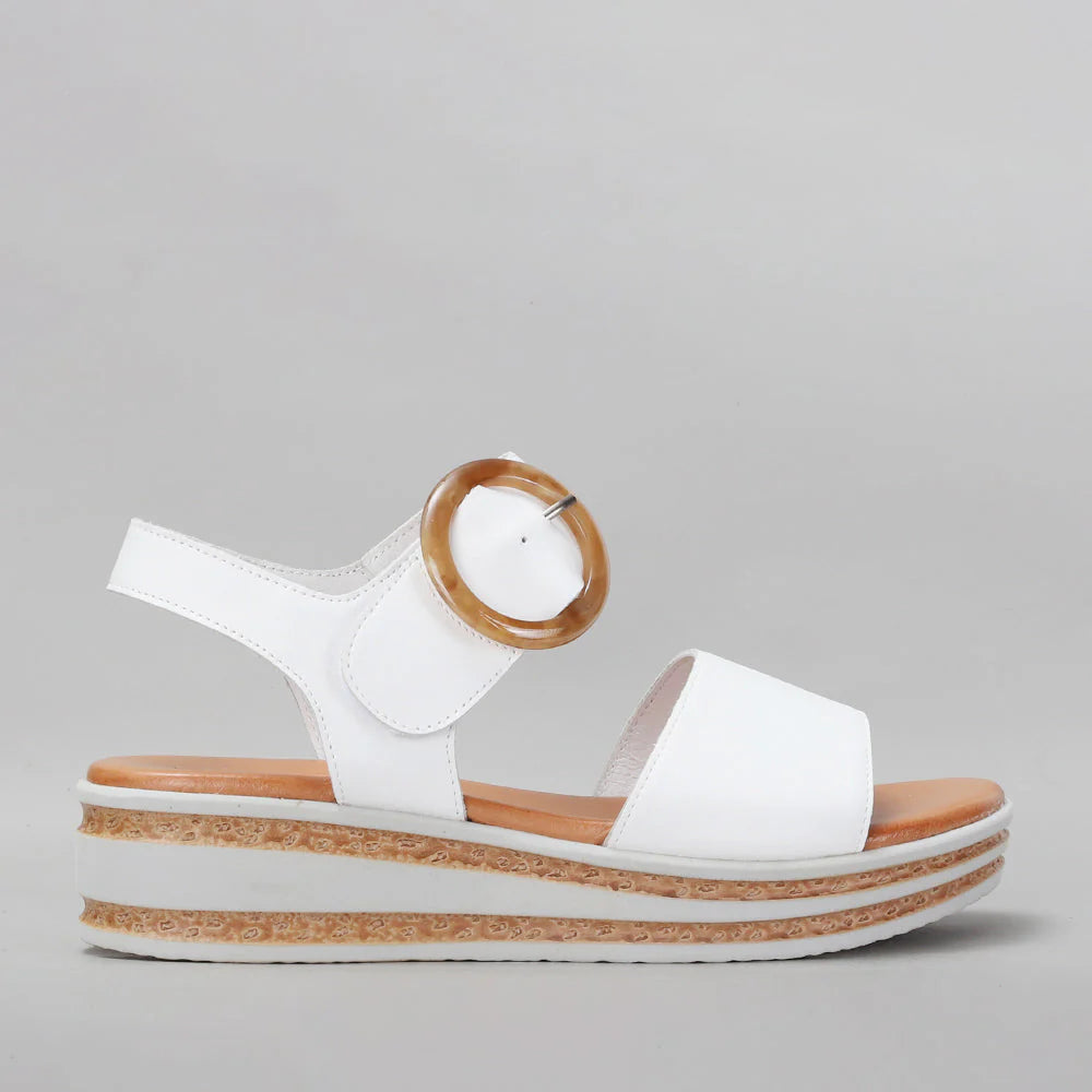LE SANSA GUARD WHITE - Women Sandals - Collective Shoes 