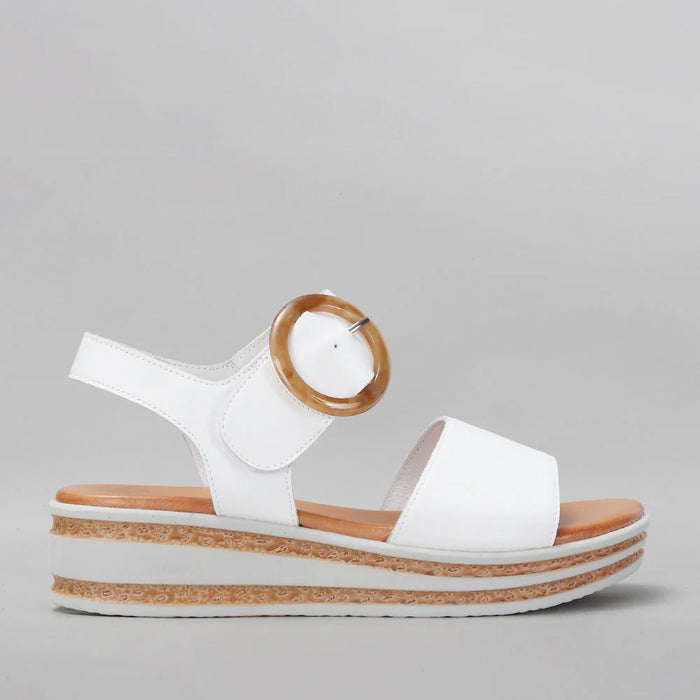 LE SANSA GUARD WHITE - Women Sandals - Collective Shoes 