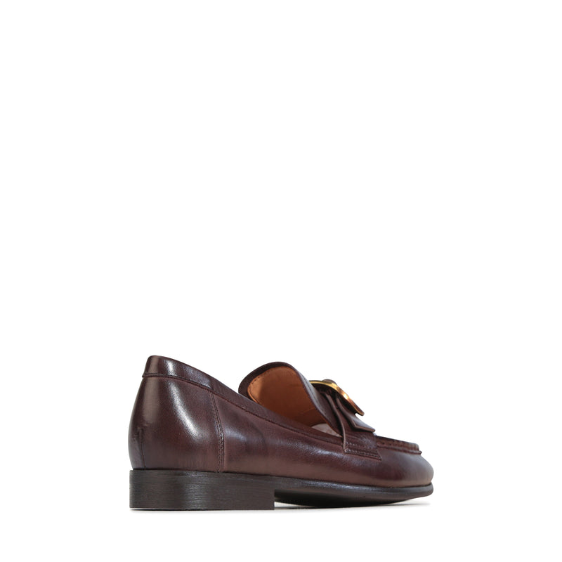EOS GANTEN CHESTNUT - Women Loafers - Collective Shoes 