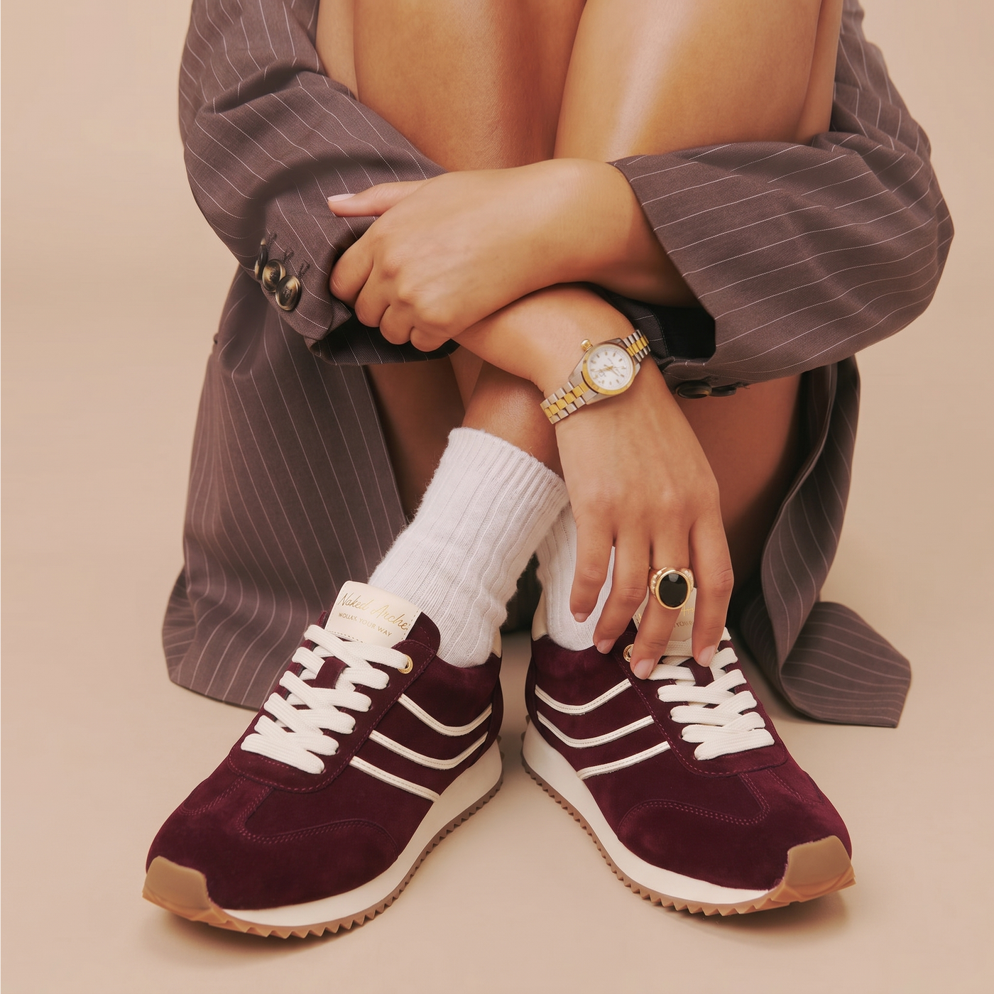 NAKED ARCHES WEDNESDAY BURGUNDY
