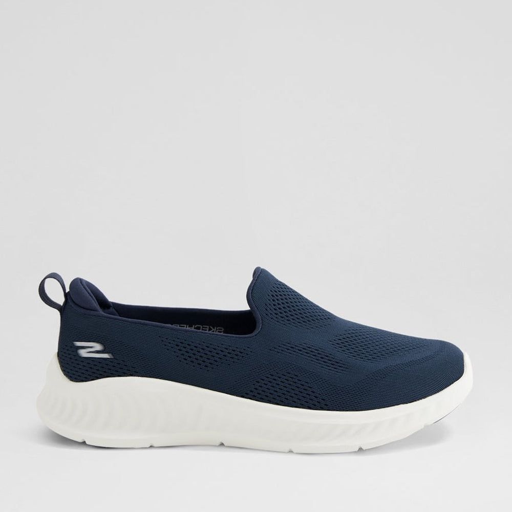 SKECHERS GO WALK NOW NAVY WHITE - Women Slip-ons - Collective Shoes 