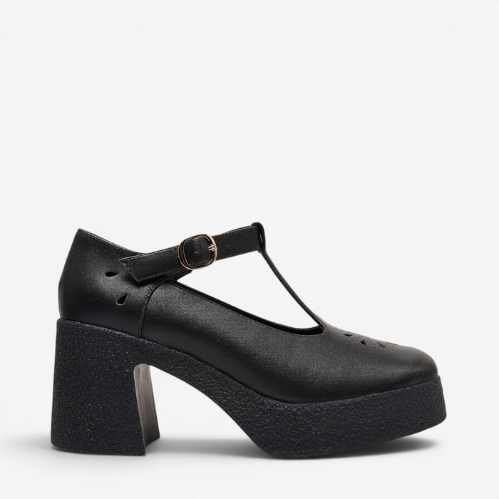 MINX GRETEL BLACK - Women Heels - Collective Shoes 