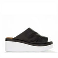 Load image into Gallery viewer, LESANSA HAYLEY BLACK - Women Wedge - Collective Shoes 
