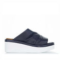 Load image into Gallery viewer, LESANSA HAYLEY NAVY - Women Wedge - Collective Shoes 
