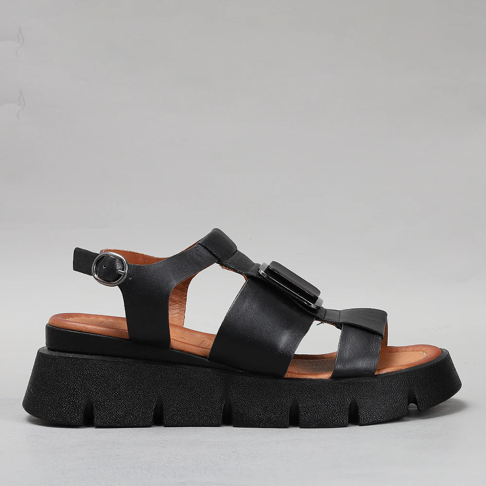 LE SANSA  HINDI BLACK - Women Sandals - Collective Shoes 