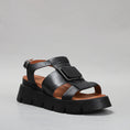 Load image into Gallery viewer, LE SANSA  HINDI BLACK - Women Sandals - Collective Shoes 
