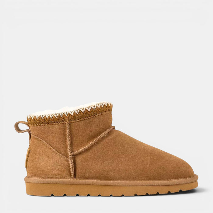 HUSH PUPPIES FUZZY CHESTNUT SUEDE