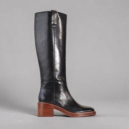 EOS HARRIET BLACK - Women High Boots - Collective Shoes 