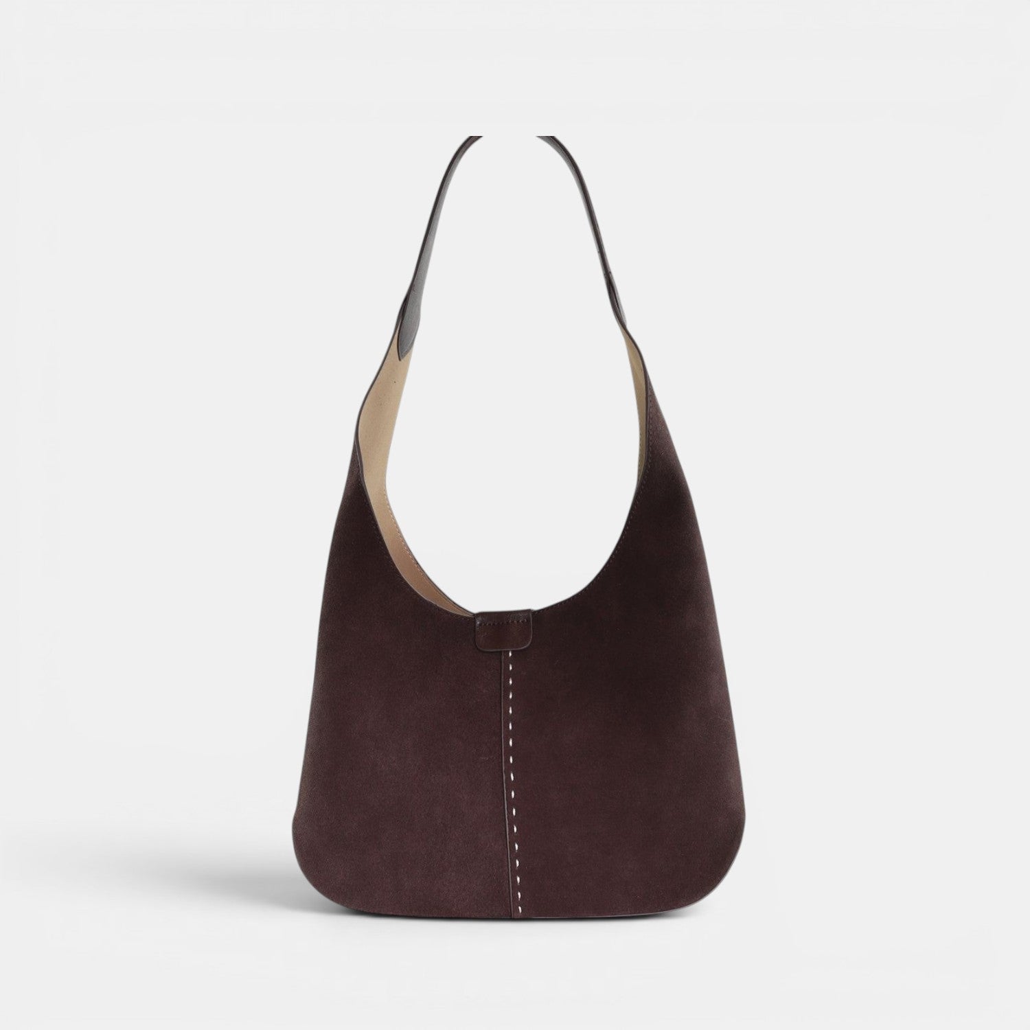 MINX HIP STITCH CHOCOLATE BAG