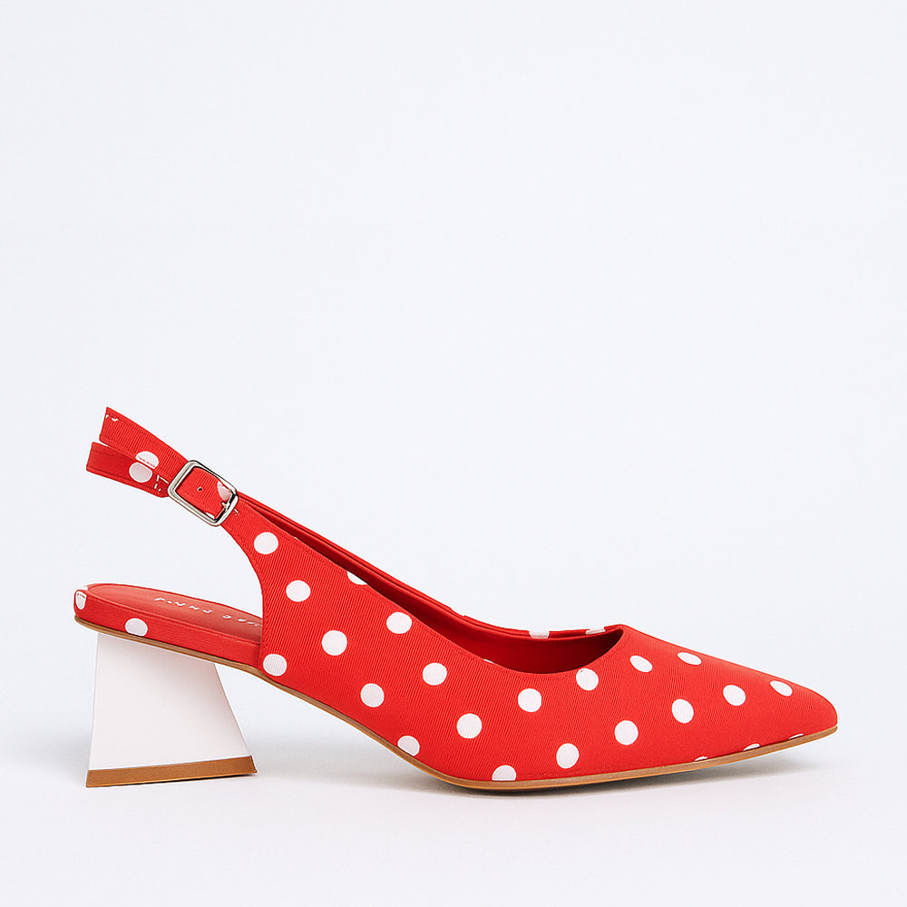 DJANGO & JULIETTE IHOPS RED WHITE - Women Sandals - Collective Shoes 