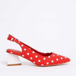 DJANGO & JULIETTE IHOPS RED WHITE - Women Sandals - Collective Shoes 