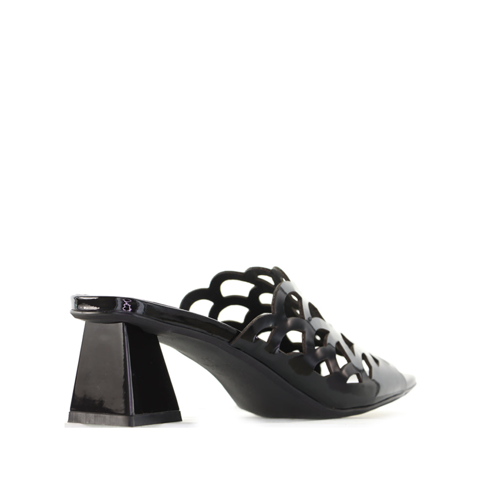 DJANGO & JULIETTE ILESAT BLACK PATENT - Women Heels - Collective Shoes 