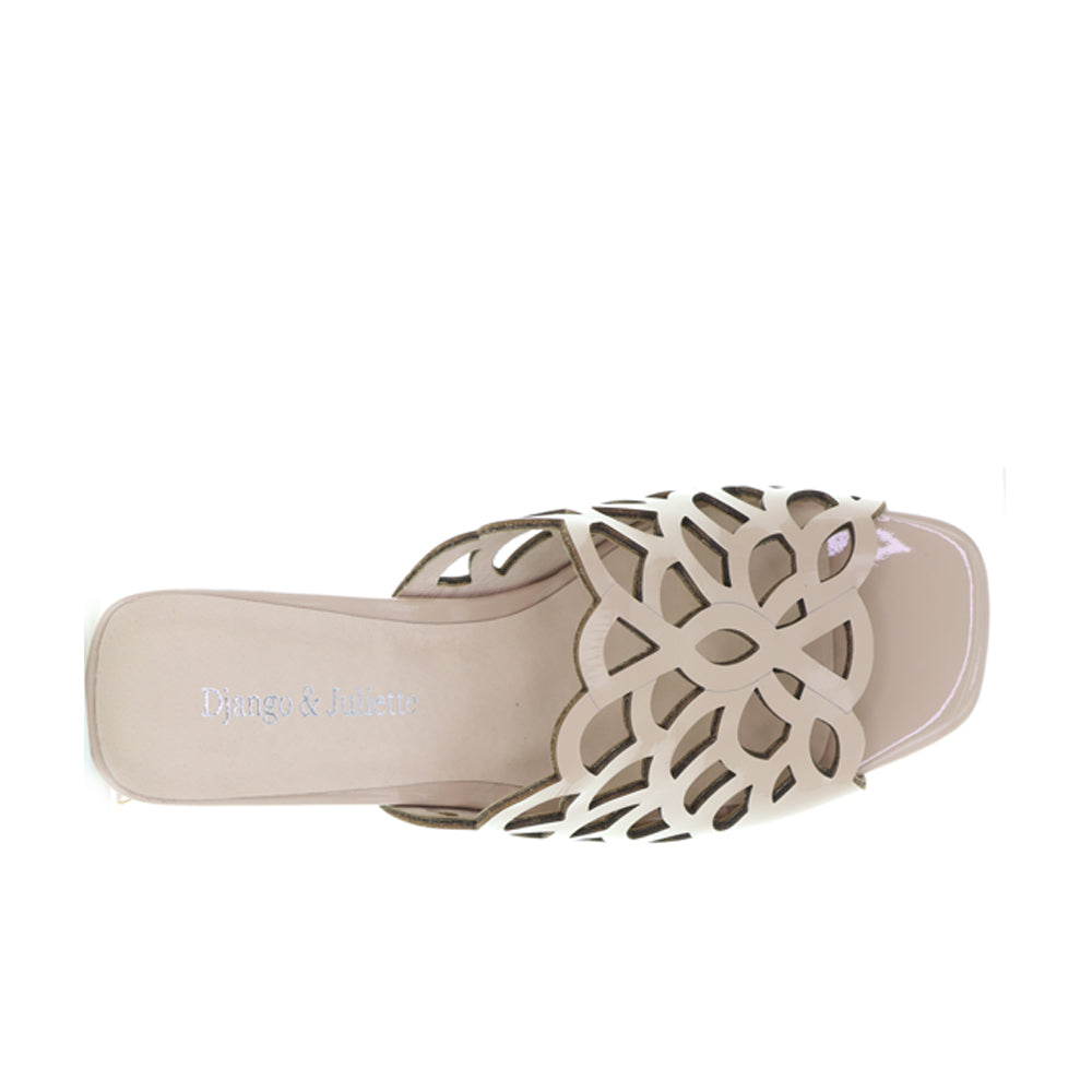 DJANGO & JULIETTE ILESAT CAFE PATENT - Women Heels - Collective Shoes 