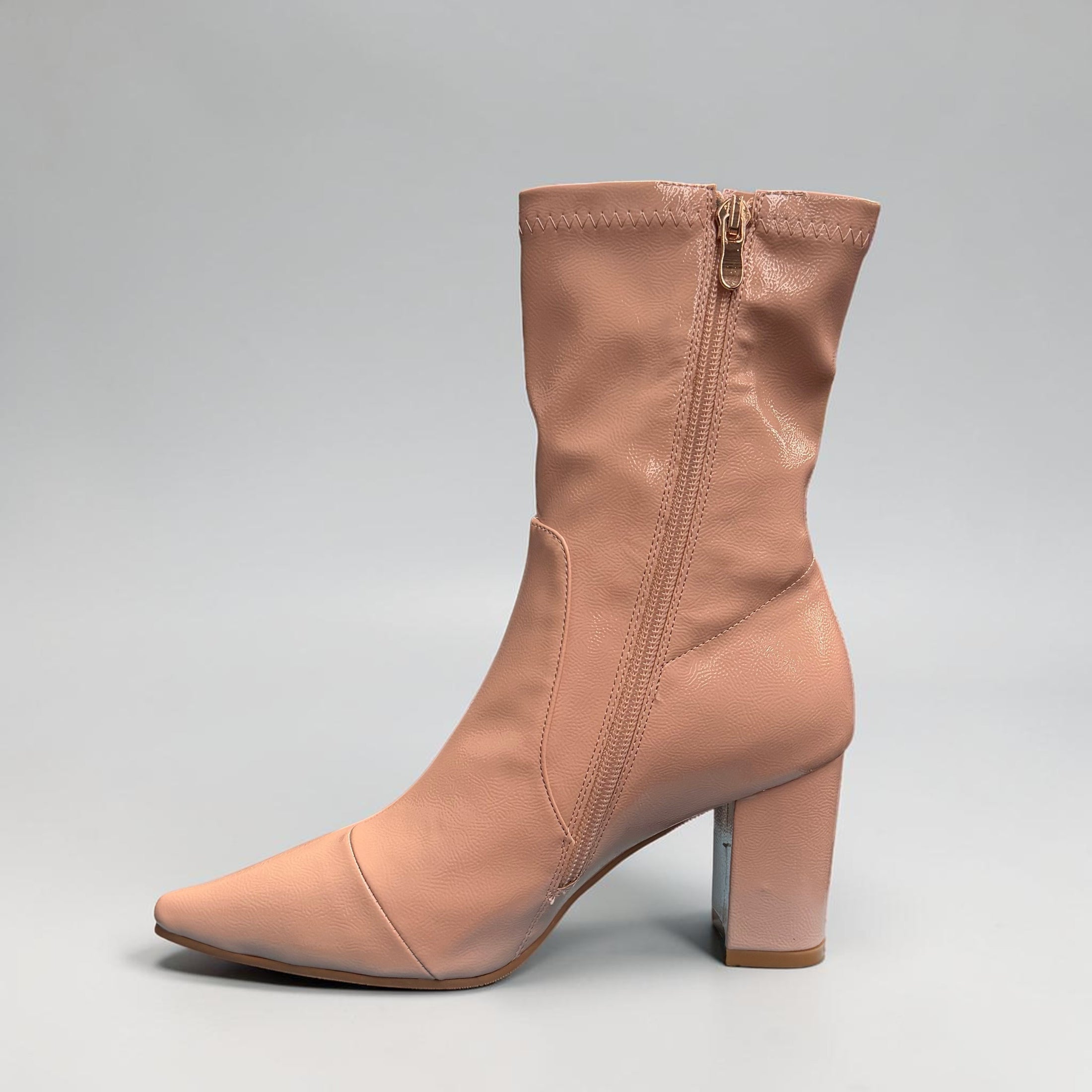 DJANGO & JULIETTE NIDER DK NUDE - Women Boots - Collective Shoes 