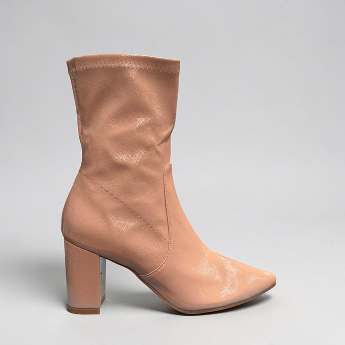 DJANGO & JULIETTE NIDER DK NUDE - Women Boots - Collective Shoes 