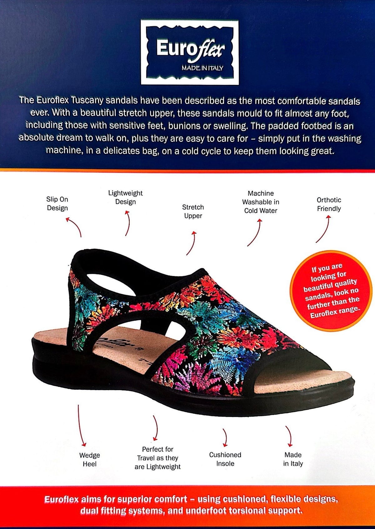 EUROFLEX TUSCANY BLOSSOM - Women Sandals - Collective Shoes 
