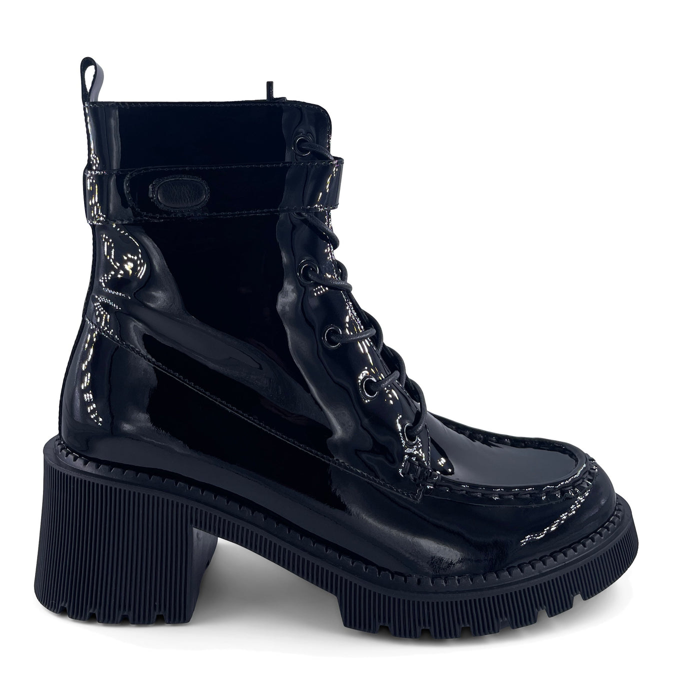 DJANGO & JULIETTE ZIVEN BLACK PATENT - Women Boots - Collective Shoes 