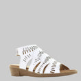 Load image into Gallery viewer, CABELLO CONNIE WHITE - Women Sandals - Collective Shoes 
