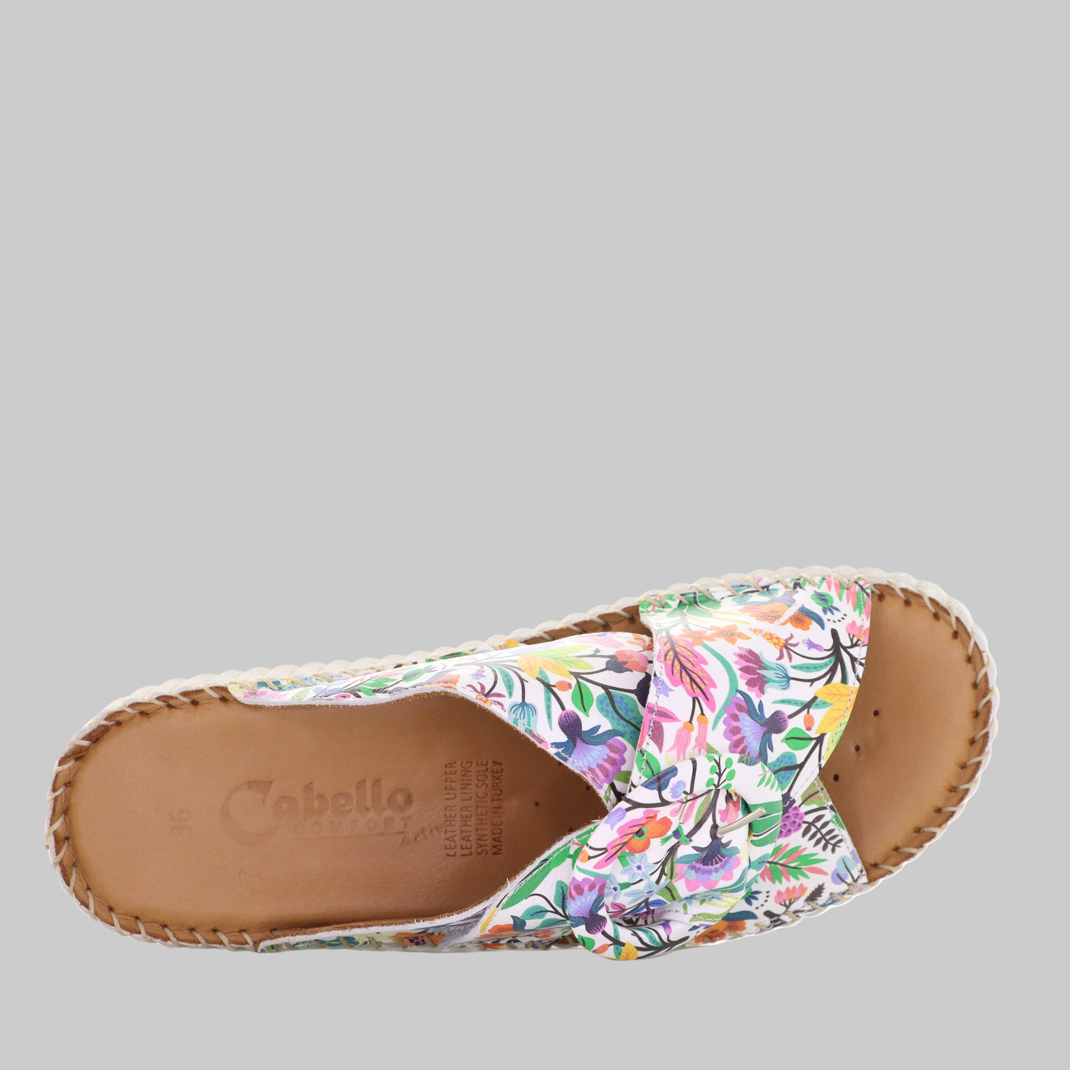 CABELLO TORCH FLORAL - Women Slides - Collective Shoes 