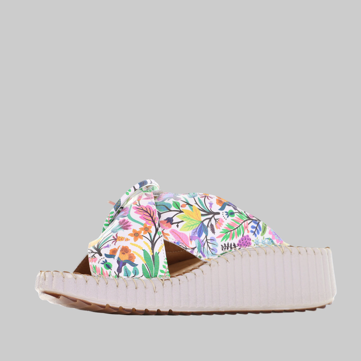 CABELLO TORCH FLORAL - Women Slides - Collective Shoes 