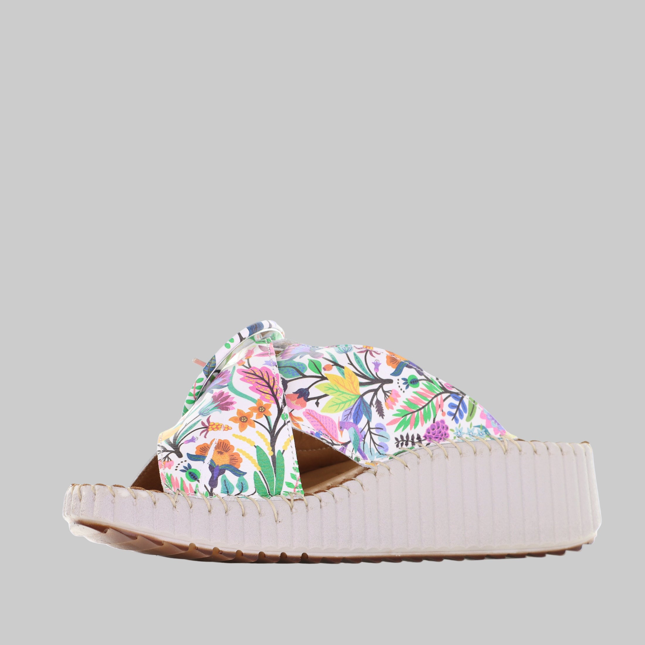 CABELLO TORCH FLORAL - Women Slides - Collective Shoes 