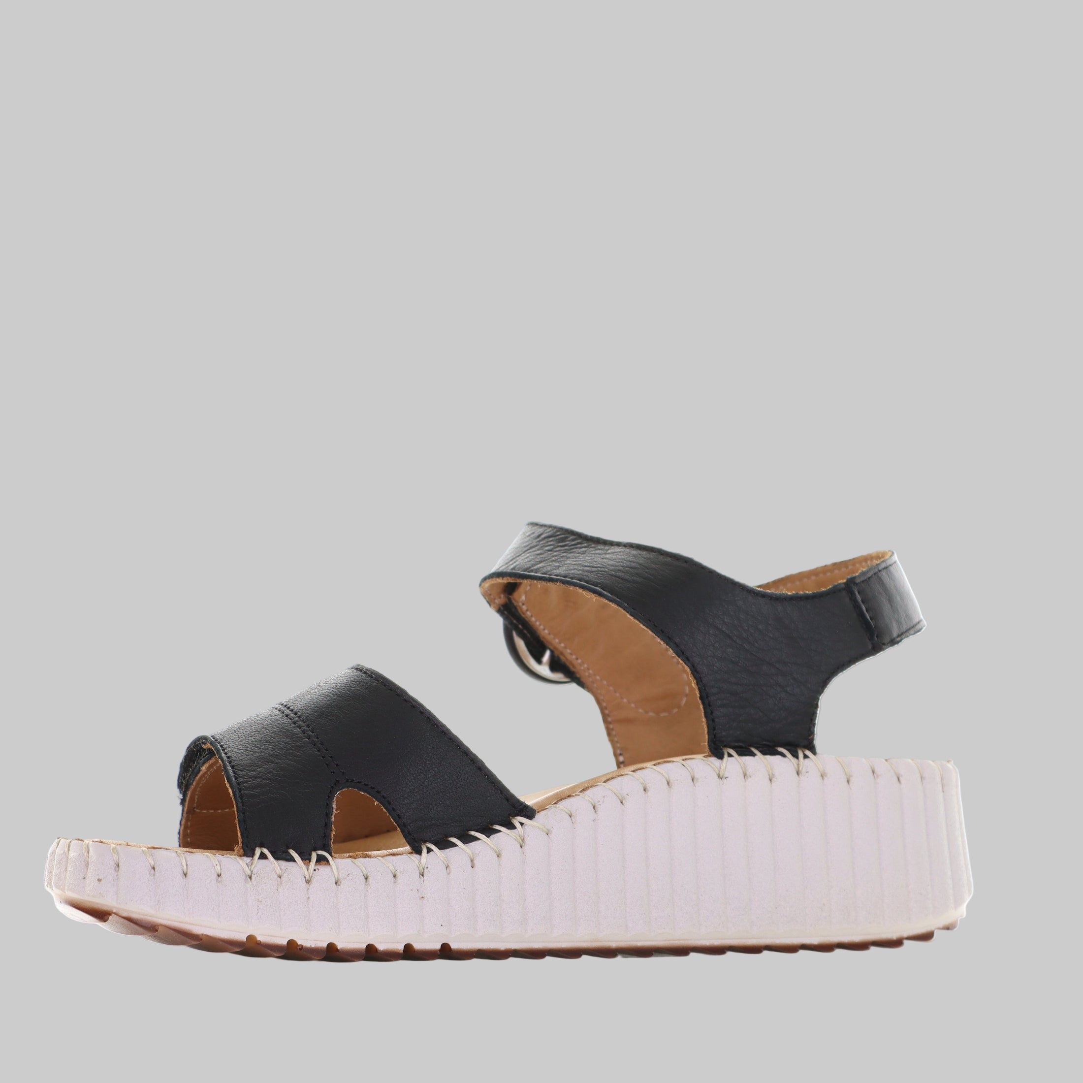 CABELLO TINA BLACK - Women Sandals - Collective Shoes 