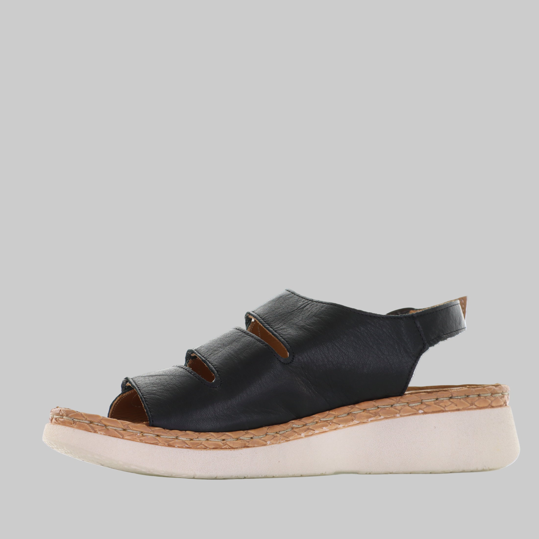 CABELLO COAST BLACK - Women Sandals - Collective Shoes 