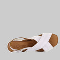 Load image into Gallery viewer, CABELLO ANYA WHITE - Women Sandals - Collective Shoes 
