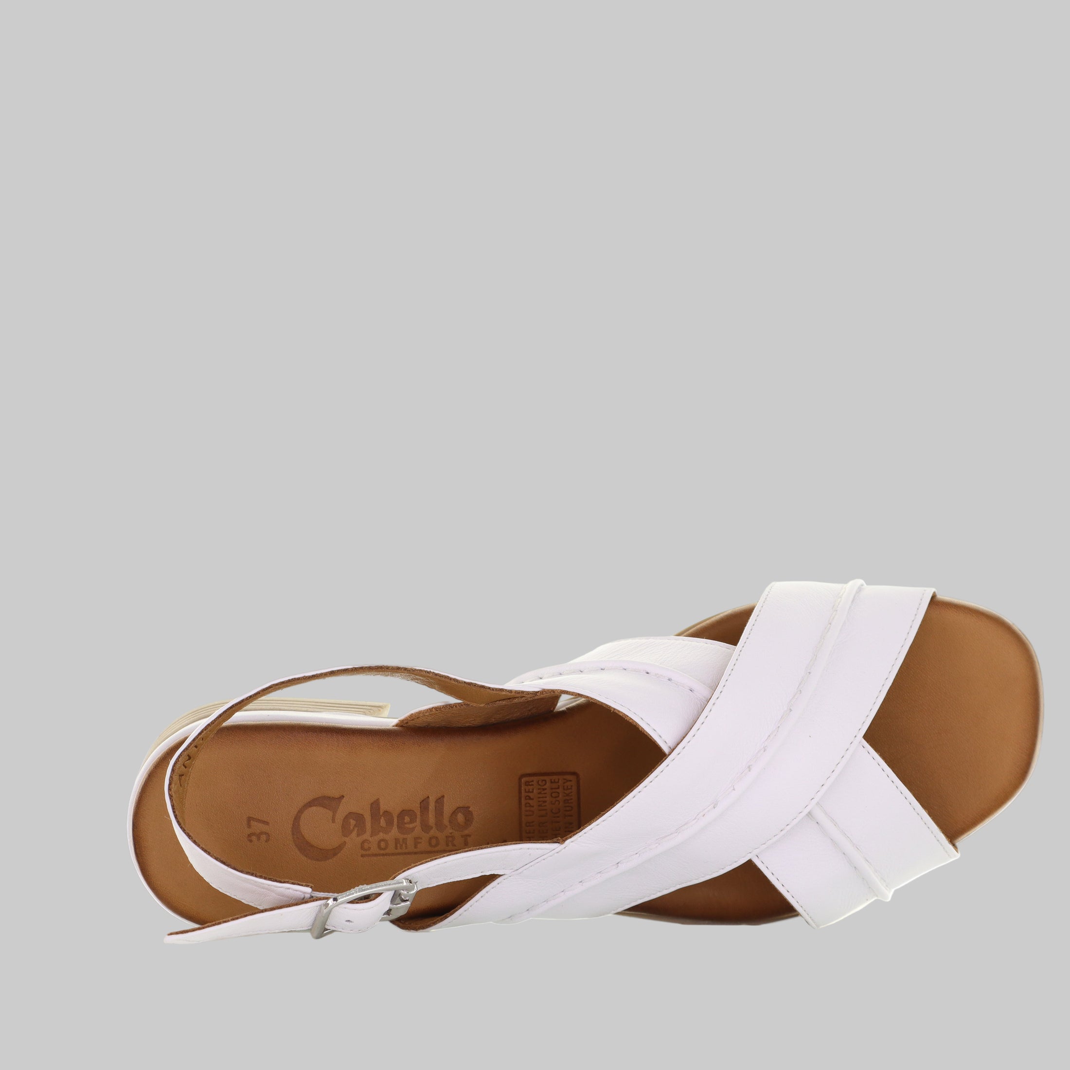 CABELLO ANYA WHITE - Women Sandals - Collective Shoes 