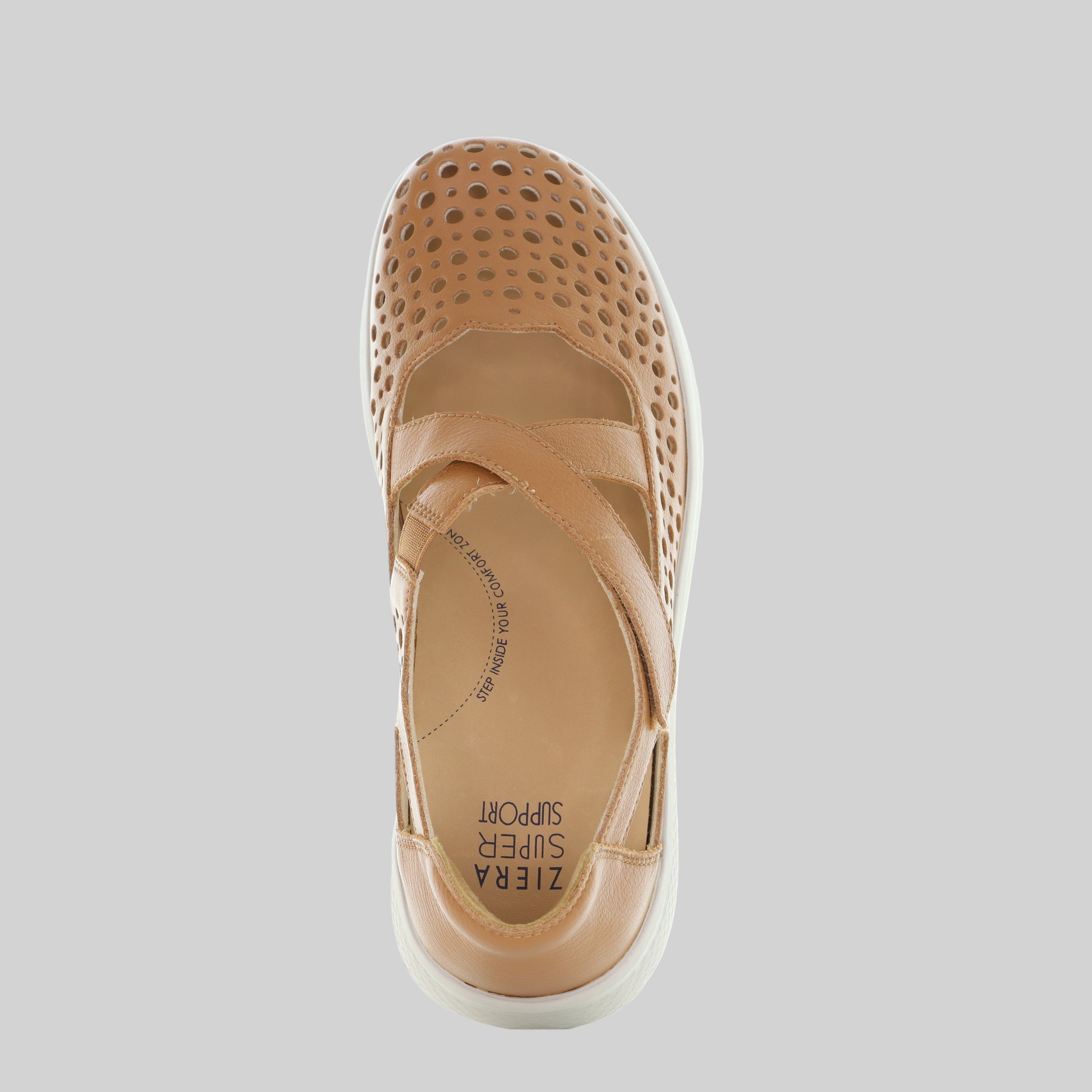 ZIERA SACHET DK TAN - Women Sandals - Collective Shoes 