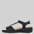 Load image into Gallery viewer, ZIERA NAVVON BLACK - Women Sandals - Collective Shoes 

