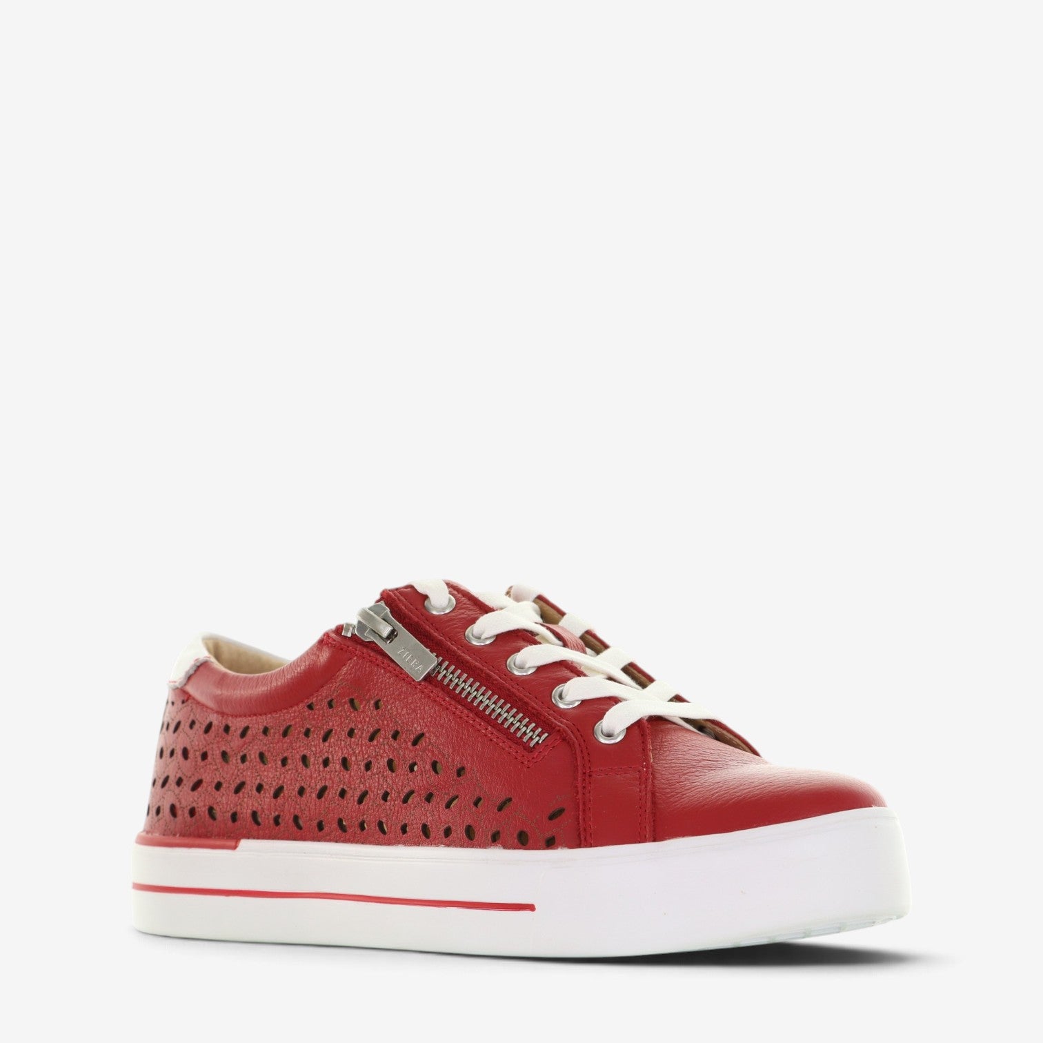 ZIERA AYLEEN DARK RED WHITE