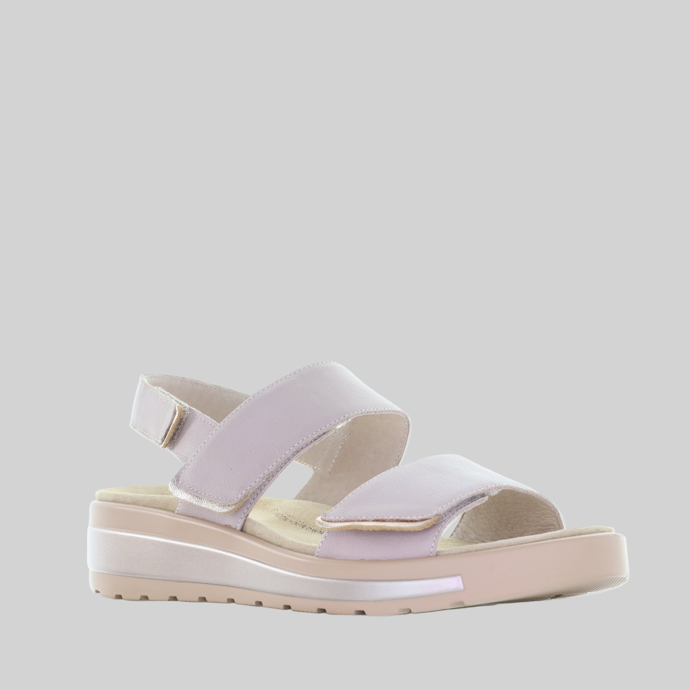 ZIERA GARLIN CAFE PALE - Women Sandals - Collective Shoes 