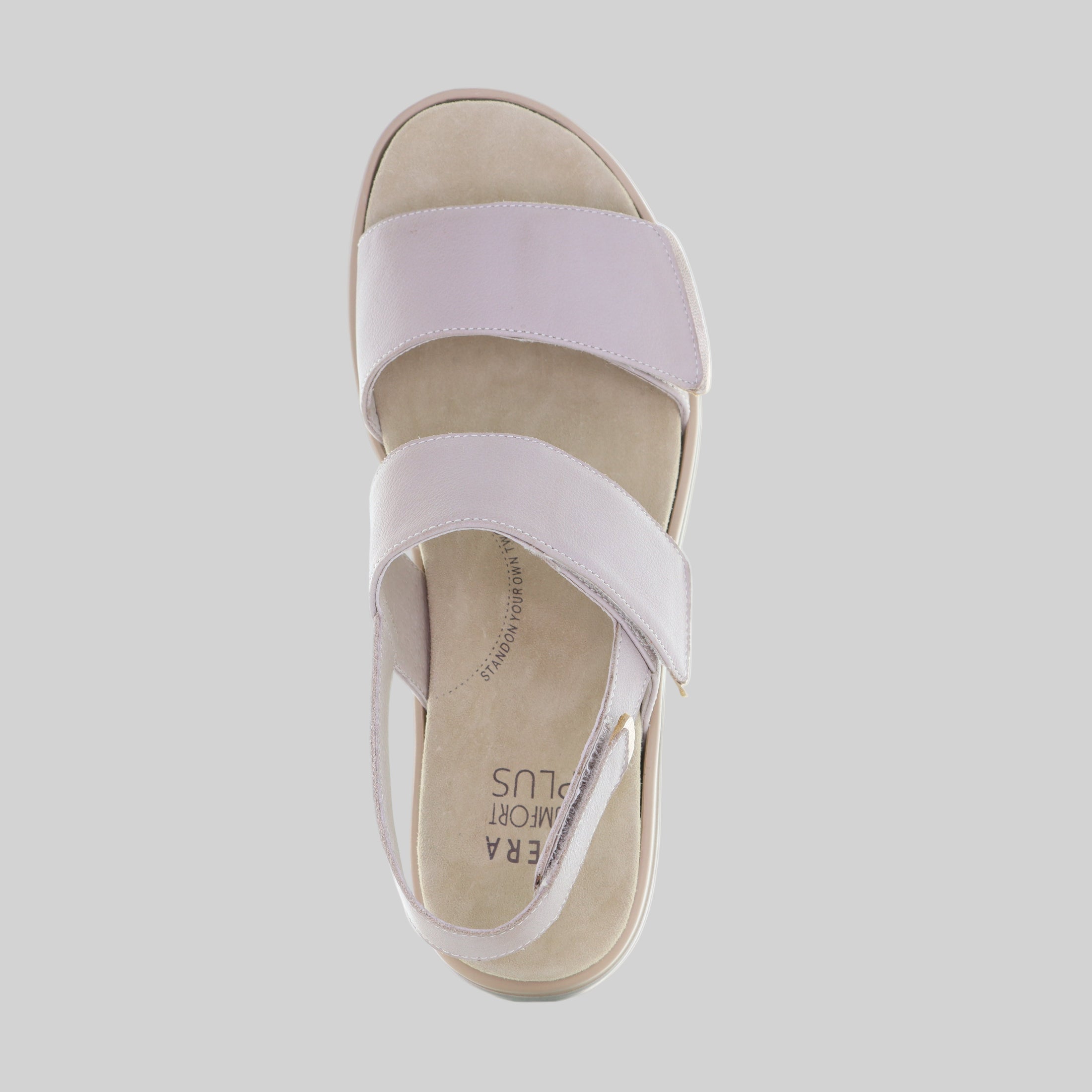 ZIERA GARLIN CAFE PALE - Women Sandals - Collective Shoes 