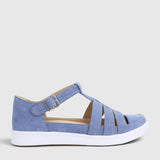 BLUE DENIM WHITE