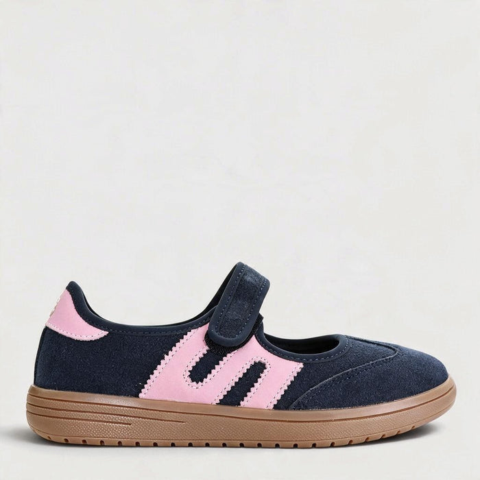 LE SANSA JULIETTE NAVY SUEDE / BABY PINK