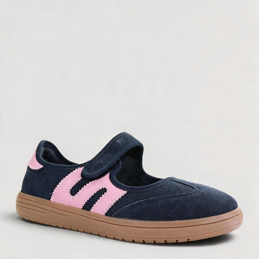 LE SANSA JULIETTE NAVY SUEDE / BABY PINK