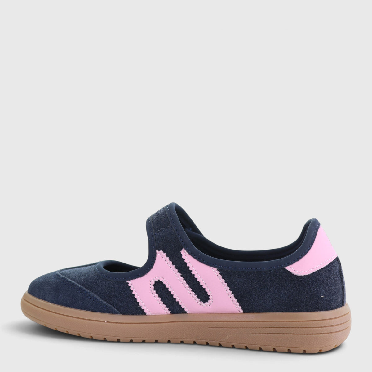 LE SANSA JULIETTE NAVY SUEDE / BABY PINK