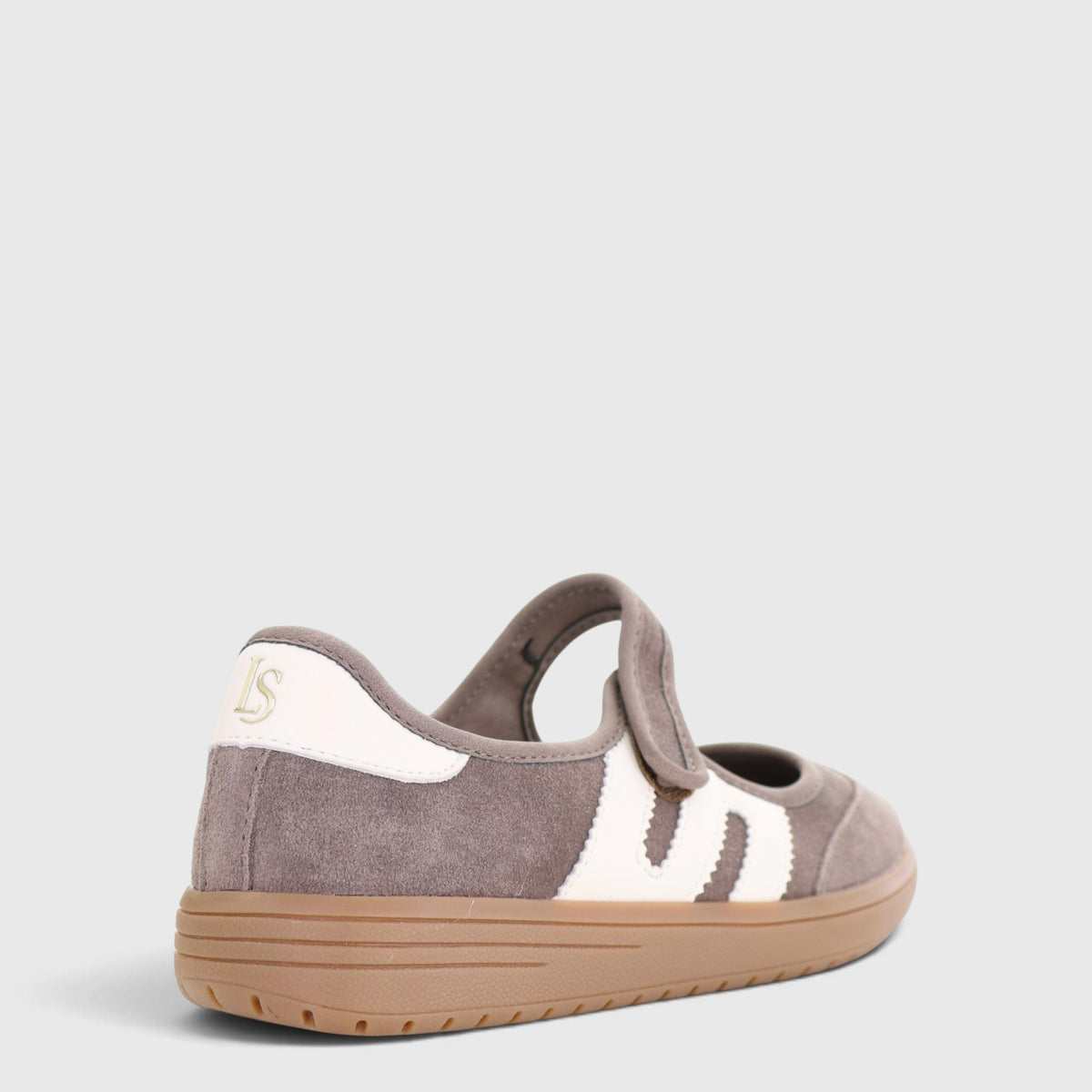 LE SANSA JULIETTE BROWN SUEDE IVORY