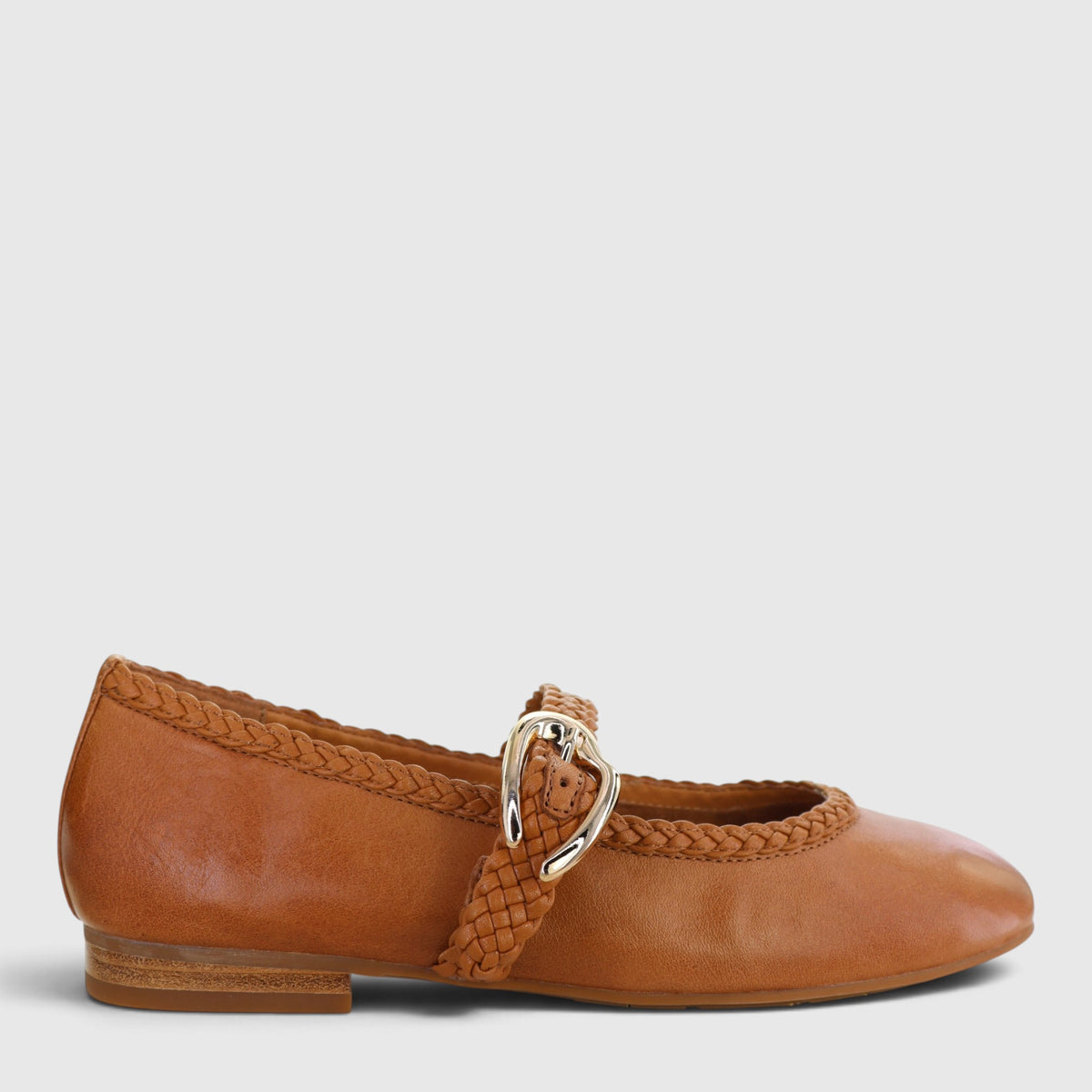 BRESLEY ALLOUT TAN - Women Mary Jane - Collective Shoes 