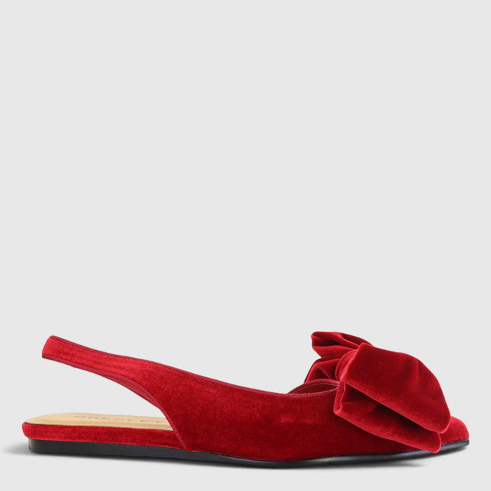 BRESLEY DARIO RED SUEDE - Women Sandals - Collective Shoes 