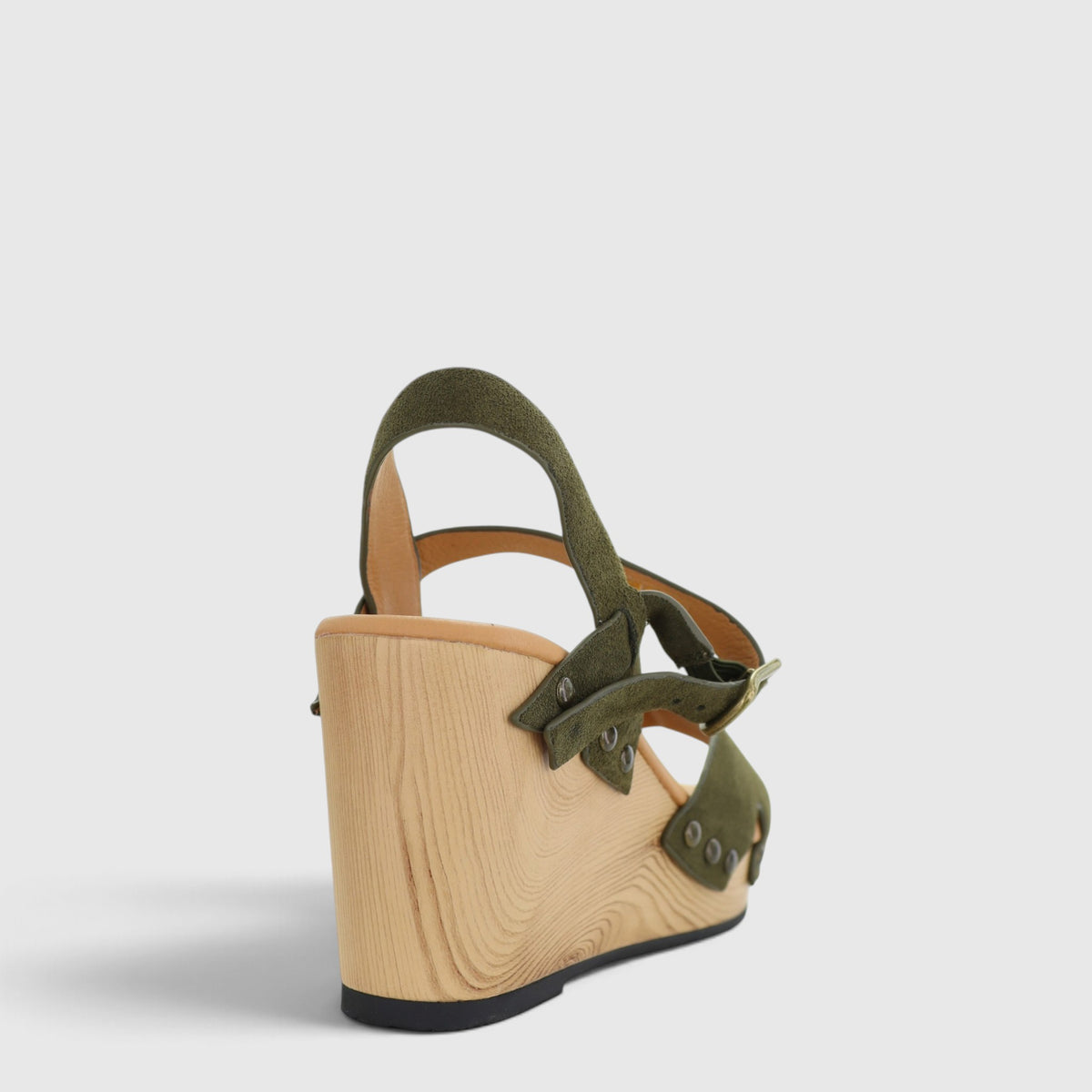 TAMARA LONDON BILBO OLIVE SUEDE - Women Sandals - Collective Shoes 