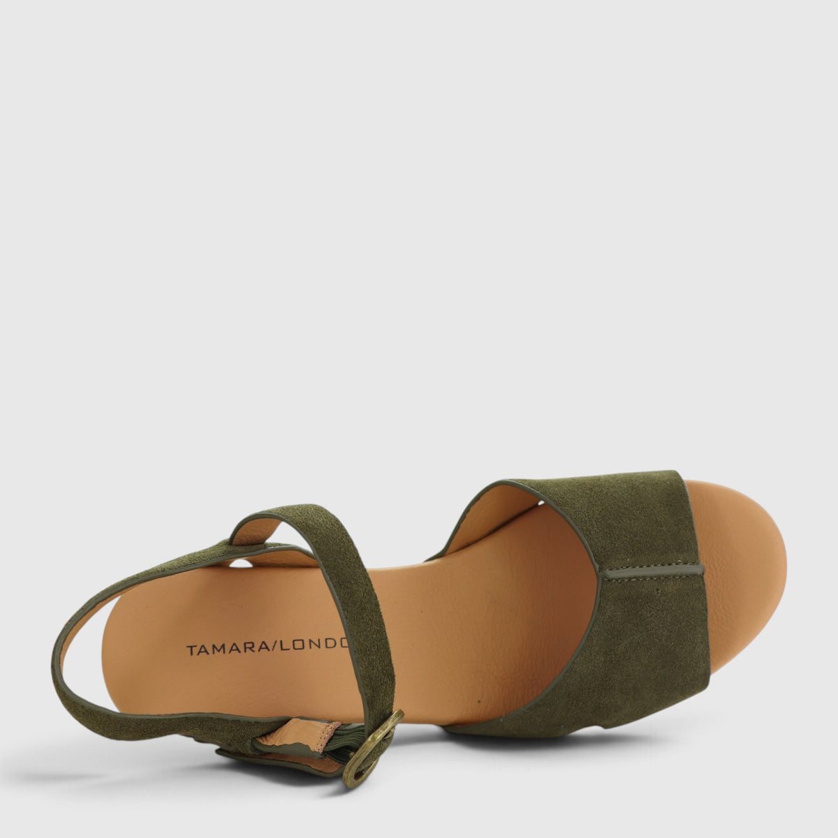 TAMARA LONDON BILBO OLIVE SUEDE - Women Sandals - Collective Shoes 