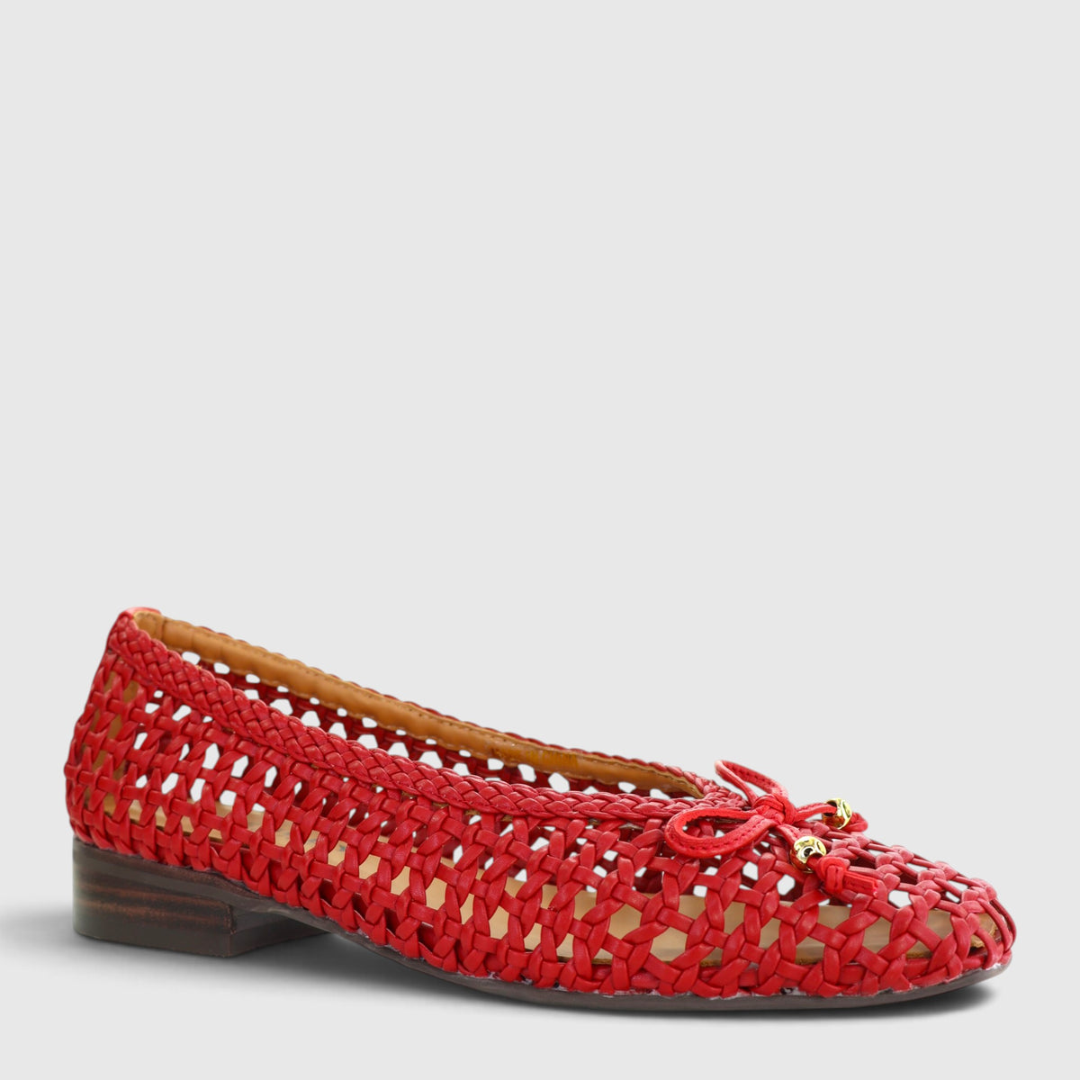 BRESLEY AMODY RED - Women Belle Flats - Collective Shoes 