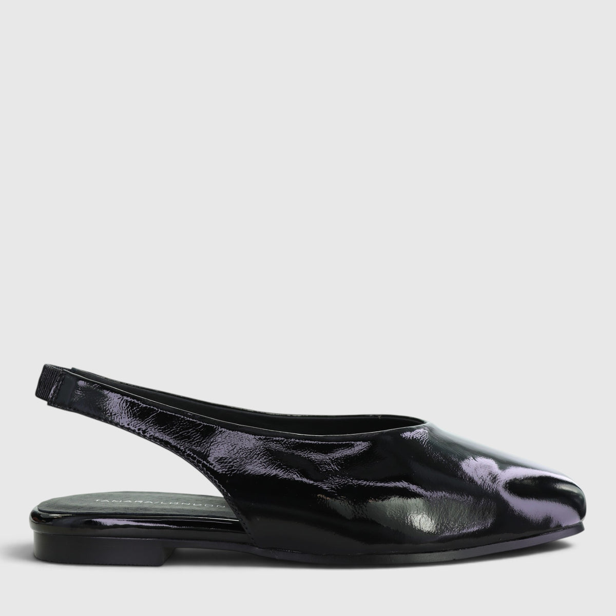 TAMARA LONDON BRIELL BLACK PATENT - Women Sandals - Collective Shoes 
