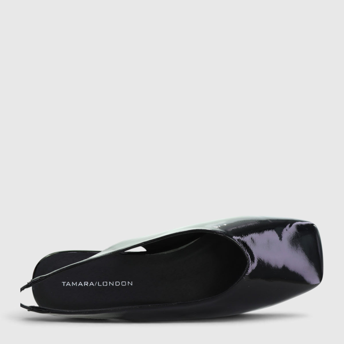 TAMARA LONDON BRIELL BLACK PATENT - Women Sandals - Collective Shoes 
